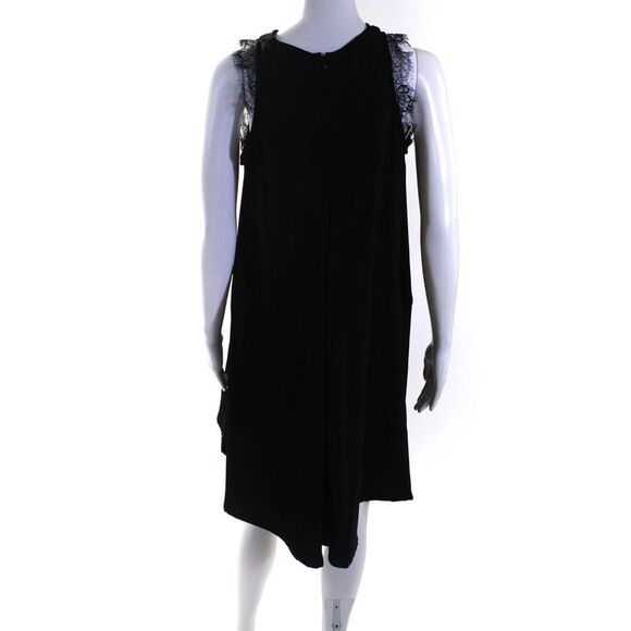 Elle Lauri Womens Cotton Textured Striped Layered Dresses Black Size M L Lot 2 - Picture 6 of 8